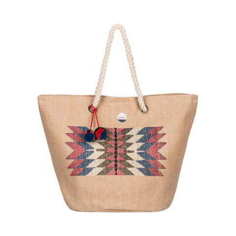 Roxy Sun Seeker Straw Beach Bag - Natural
