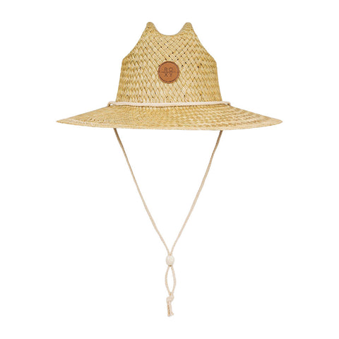 Roxy Sunshine On My Mind Straw Lifeguard Hat - Ivory Creme