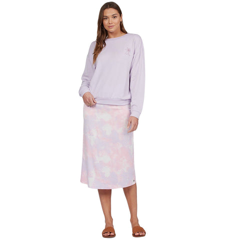 Roxy Surfing By Moonlight A Super Soft Sweatshirt - Orchid Petal