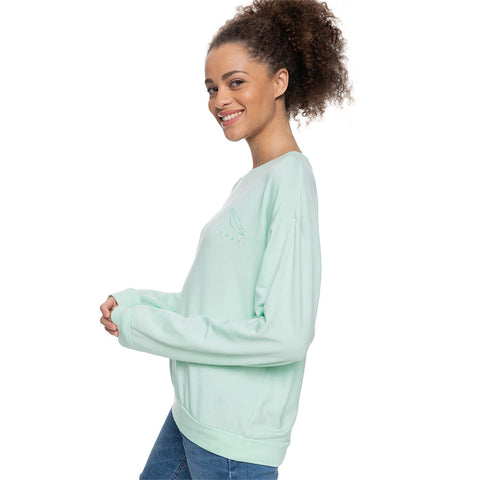 Roxy Surfing By Moonlight C Super Soft Sweatshirt - Brook Green - 2