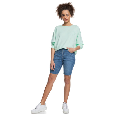 Roxy Surfing By Moonlight C Super Soft Sweatshirt - Brook Green - 4