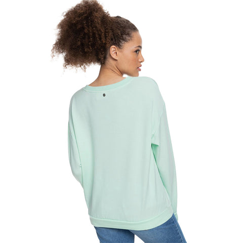 Roxy Surfing By Moonlight C Super Soft Sweatshirt - Brook Green - 3