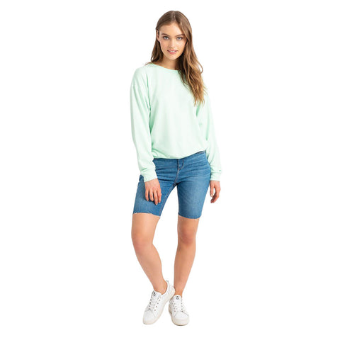 Roxy Surfing By Moonlight C Super Soft Sweatshirt - Brook Green - 5