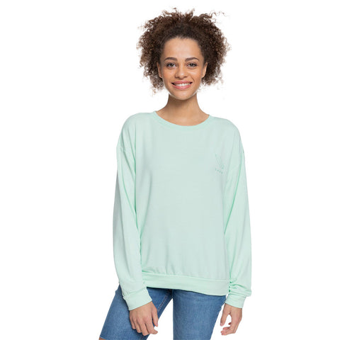Roxy Surfing By Moonlight C Super Soft Sweatshirt - Brook Green