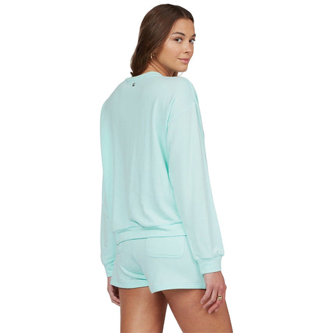 Roxy Surfing By Moonlight Sweatshirt - Beach Glass