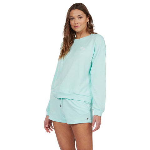 Roxy Surfing By Moonlight Sweatshirt - Beach Glass