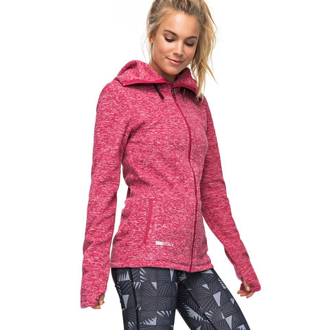 Roxy Suuvra Florida Zip Hoodie - Red Bud