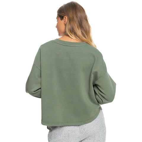 Roxy Sweet Surf Sweatshirt - Thyme