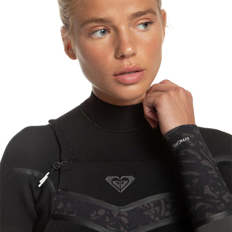 Roxy Womens Syncro Plus 3/2 Chest Zip Wetsuit