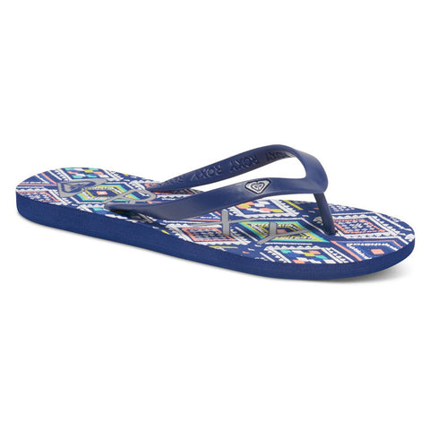Roxy Tahiti Flip Flops - Dark Blue