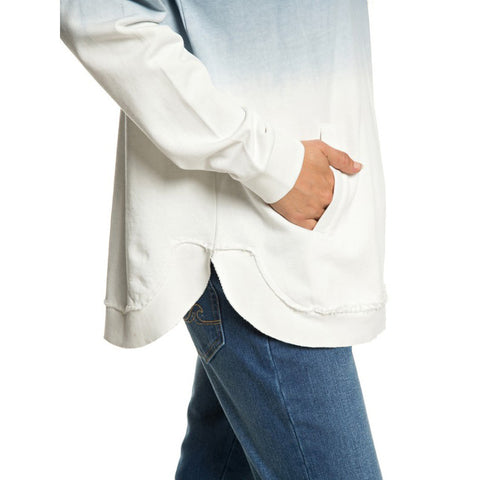 Roxy Time Has Come Poncho Hoodie - Blue Mirage Heather