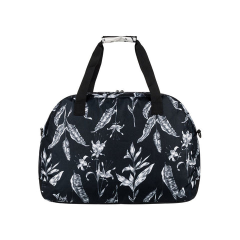 Roxy Too Far Duffel Travel Bag - Anthracite Love Letter