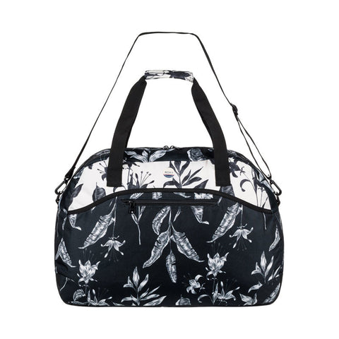 Roxy Too Far Duffel Travel Bag - Anthracite Love Letter