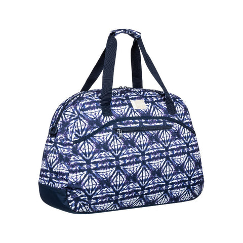 Roxy Too Far Travel Duffel Bag - Dress Blues Geometric Feeling