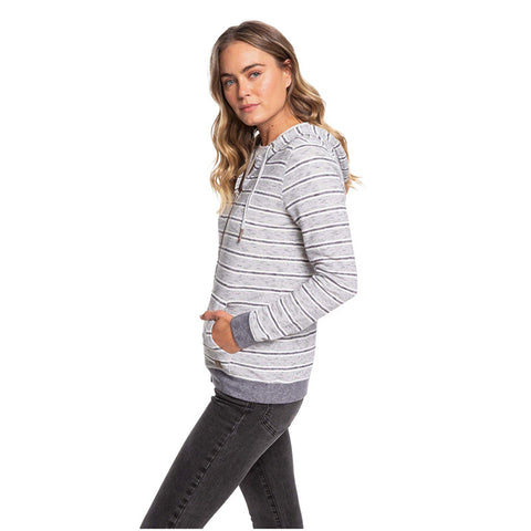 Roxy Trippin Zip Hoodie - Mood Indigo Sunday Stripe