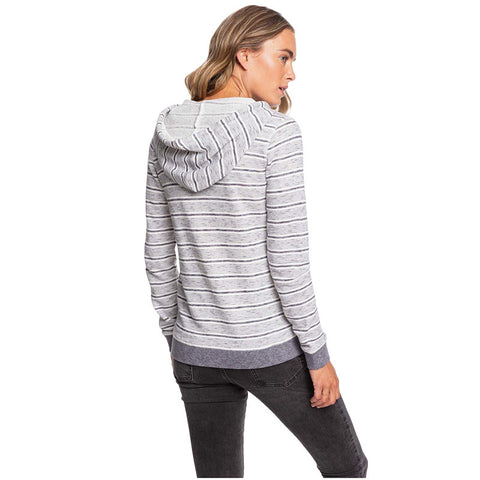 Roxy Trippin Zip Hoodie - Mood Indigo Sunday Stripe
