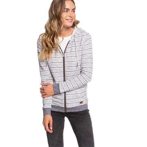 Roxy Trippin Zip Hoodie - Mood Indigo Sunday Stripe