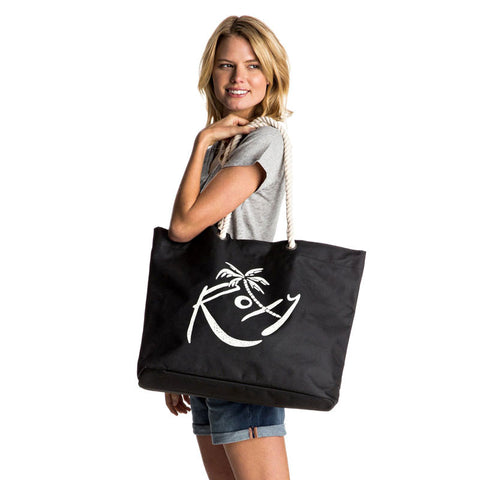 Roxy Tropical Vibe Beach Tote - Anthracite