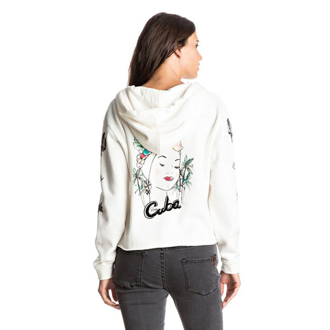 Roxy Twinfinning B Pullover Hoodie - Marshmallow