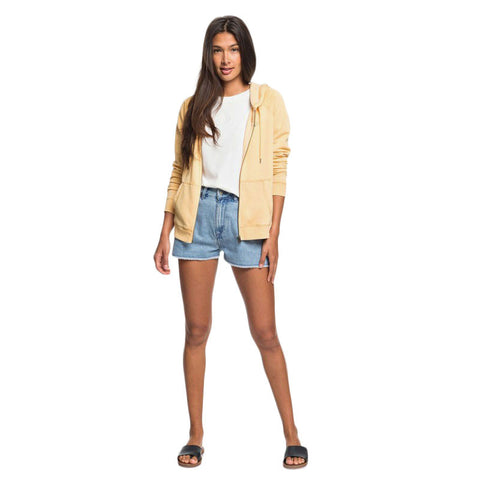 Roxy Wait For Waves A Zip Hoodie - Sahara Sun