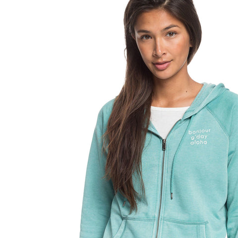 Roxy Wait For Waves B Zip Hoodie - Canton