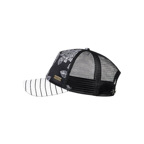 Roxy Water Come Down Hat - Anthracite Flower Of Love