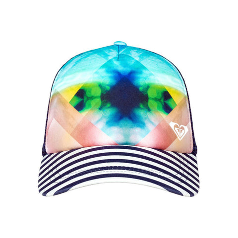 Roxy Water Come Down Trucker Hat - Marshmallow Pop Surf Water World