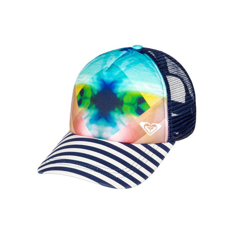 Roxy Water Come Down Trucker Hat - Marshmallow Pop Surf Water World