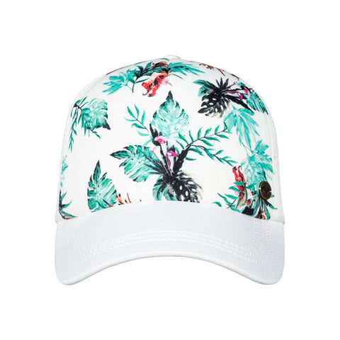 Roxy Waves Machines Hat - Marshmallow Caribbean Flowers