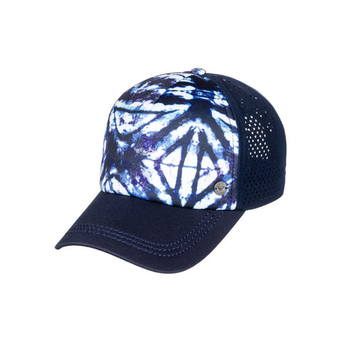 Roxy Waves Machines Hat - Dress Blues Geometric Feeling