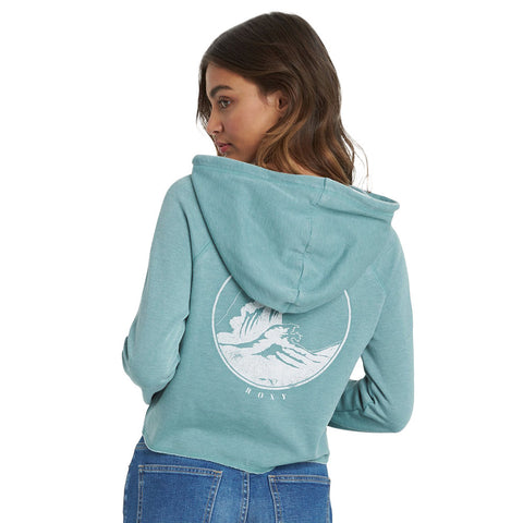 Roxy We Arrived A Hoodie - Oil Blue