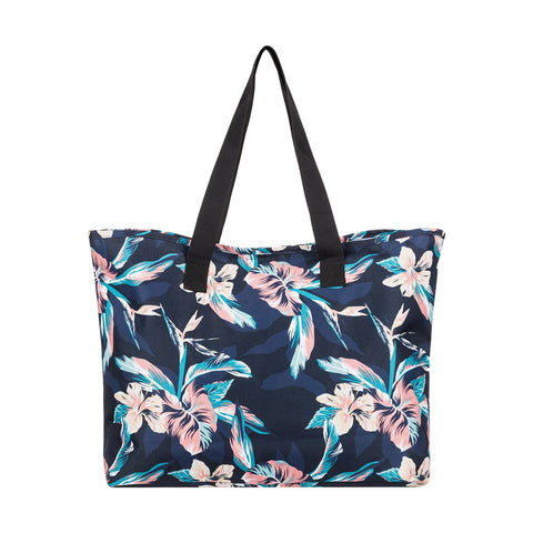 Roxy Wildflower 28L Large Tote Bag - Anthracite Tropicoco