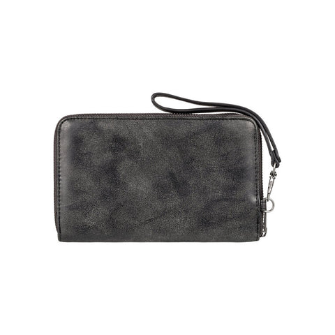 Roxy Won My Heart Checkbook Wallet - Anthracite