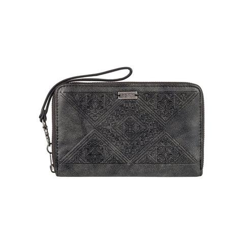 Roxy Won My Heart Checkbook Wallet - Anthracite