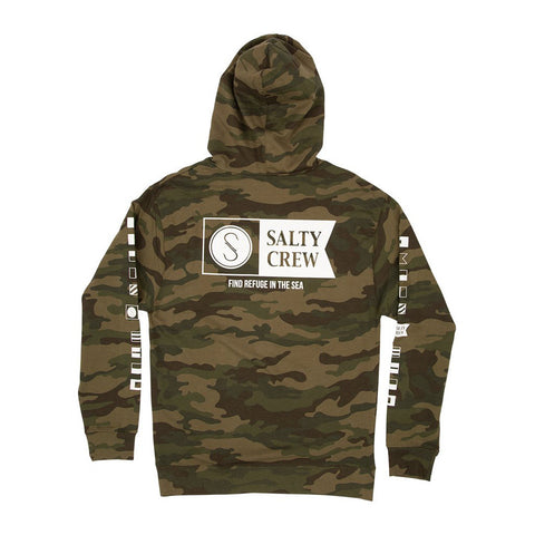 Salty Crew Alpha Hooded Fleece - Camo