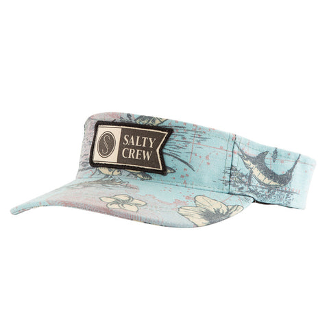 Salty Crew Alpha Stamped Visor - Light Blue