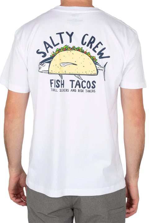 Salty Crew Baja Fresh Premium S/S Tee - White - Back