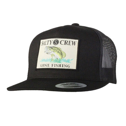 Salty Crew Big Mouth Trucker Hat - Black