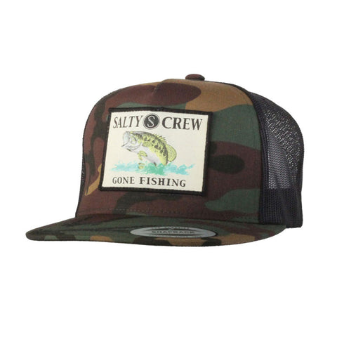 Salty Crew Big Mouth Trucker Hat - Camo