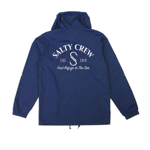 Salty Crew Buoy Snap Jacket - Navy