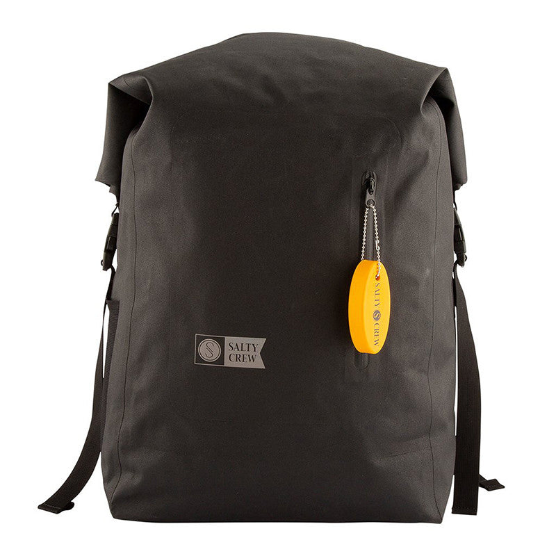 Salty Crew Covert Roll Top Bag Black Moment Surf Company