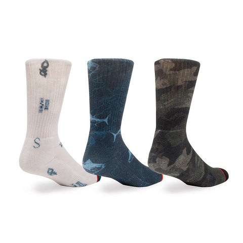 Salty Crew Cruiser Sock 3 Pack
