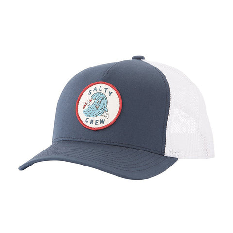 Salty Crew Ding Repair Retro Trucker Hat - Navy / White