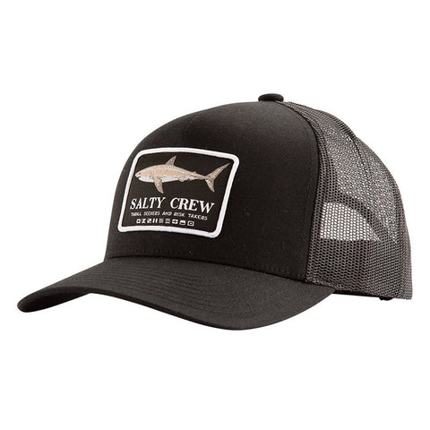 Salty Crew Farallon Retro Trucker Hat - Black