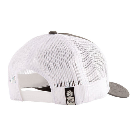 Salty Crew Farallon Retro Trucker Hat - Charcoal / White