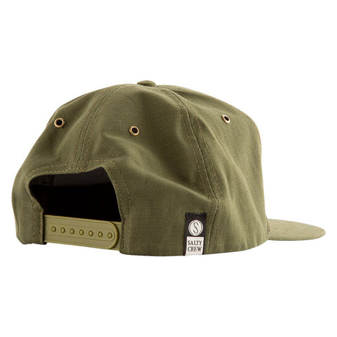 Salty Crew Farallon 5-Panel Hat - Olive