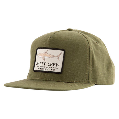 Salty Crew Farallon 5-Panel Hat - Olive