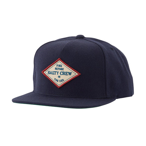 Salty Crew Four Corners 5 Panel Hat - Navy