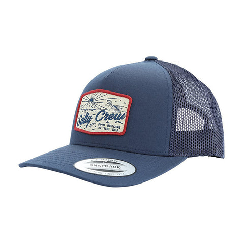 Salty Crew Frenzy Retro Trucker Hat - Navy