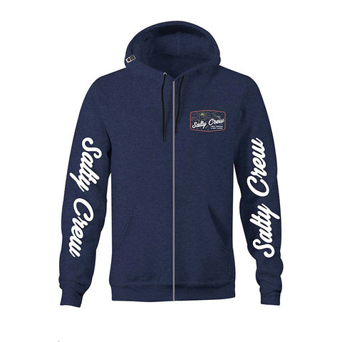 Salty Crew Frenzy Zip Fleece - Navy / Heather